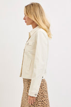 Load image into Gallery viewer, Risen Vintage Denim Jacket in Ivory
