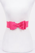 Load image into Gallery viewer, Bow Stretch Belt in Pink &amp; Red
