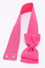 Load image into Gallery viewer, Bow Stretch Belt in Pink &amp; Red

