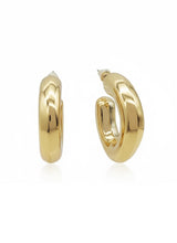 Load image into Gallery viewer, Chunky Hoop Earrings in Gold or Silver
