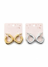 Load image into Gallery viewer, Chunky Hoop Earrings in Gold or Silver
