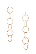 Load image into Gallery viewer, Oversize Long Hoop Drop Earrings
