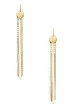 Load image into Gallery viewer, Long Chain Tassel Earrings
