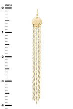 Load image into Gallery viewer, Long Chain Tassel Earrings
