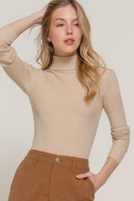 Load image into Gallery viewer, Ribbed Turtleneck in Oatmeal
