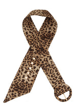Load image into Gallery viewer, Leopard Print Belt in Khaki &amp; Camel
