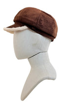 Load image into Gallery viewer, Fur Trim Newsboy Cap
