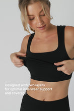 Load image into Gallery viewer, Clean Line Square Neck Top in Multiple Colors
