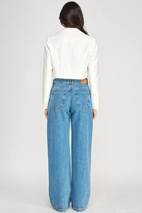 Open Front Crop Jacket