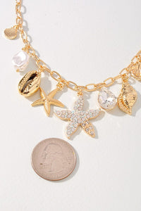 Starfish Charm Necklace