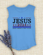 Load image into Gallery viewer, Jesus 2024 Tank in Blue or White
