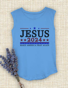 Jesus 2024 Tank in Blue or White