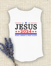 Load image into Gallery viewer, Jesus 2024 Tank in Blue or White
