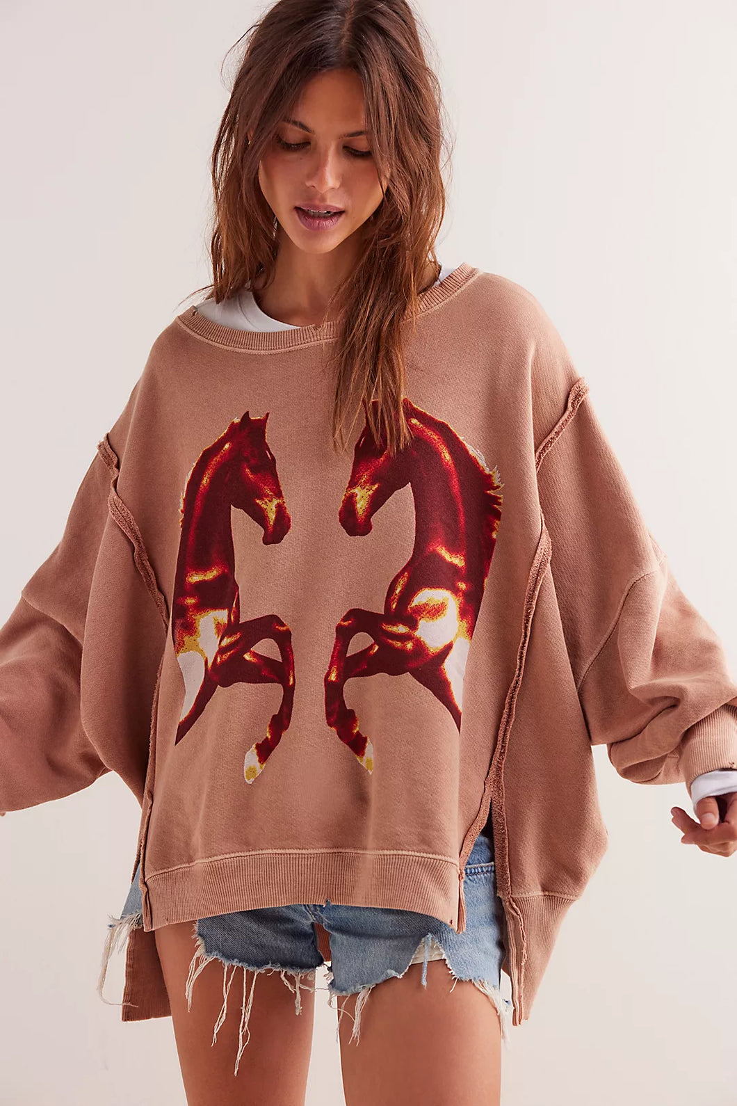 Free People Graphic Camden Sweatshirt