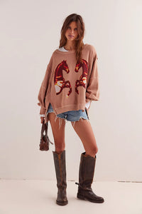 Free People Graphic Camden Sweatshirt