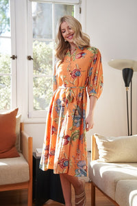 Floral Shirt Dress
