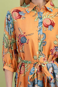 Floral Shirt Dress