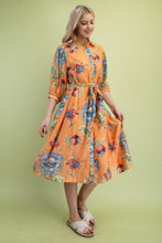 Load image into Gallery viewer, Floral Shirt Dress
