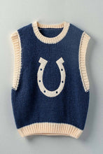 Load image into Gallery viewer, Horseshoe Knit Sweater Vest
