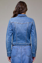 Load image into Gallery viewer, Stretch Trucker Denim Jacket
