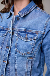 Stretch Trucker Denim Jacket
