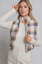 Load image into Gallery viewer, Ivory Reversible Puffer Vest

