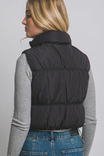 Load image into Gallery viewer, Black Reversible Puffer Vest
