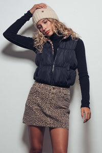 Reversible Leopard Vest