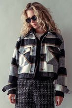 Load image into Gallery viewer, Plaid Cropped Jacket
