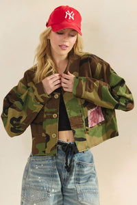 Camo Floral Jacket