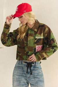 Camo Floral Jacket