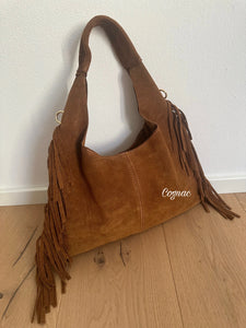 Jane Suede Fringe Purse-Made in Italy