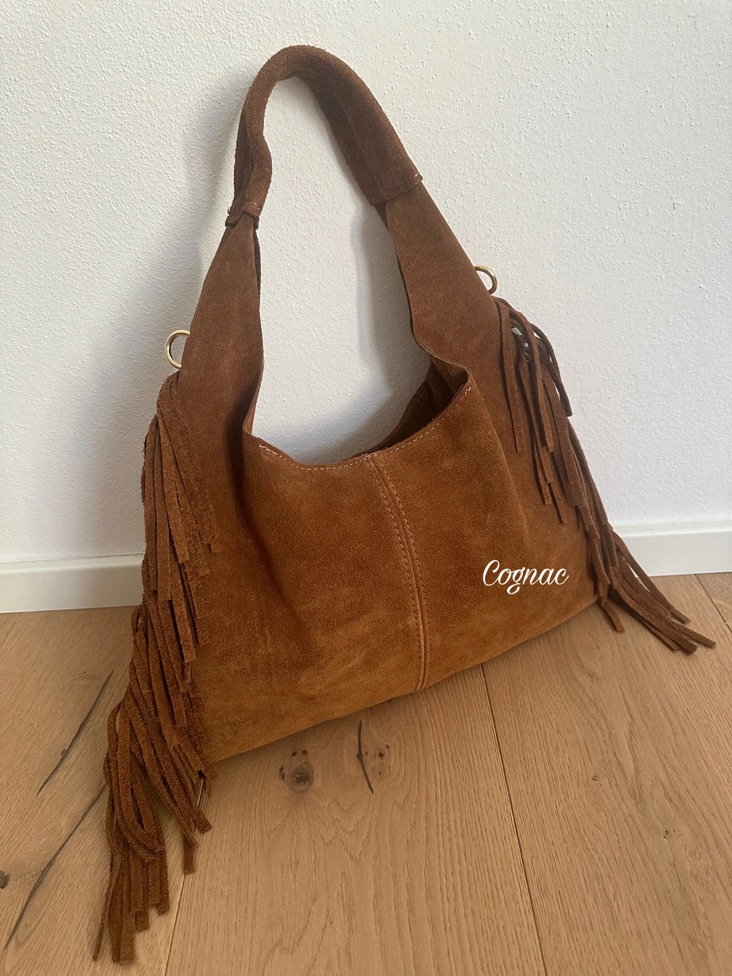 Jane Suede Fringe Purse-Made in Italy