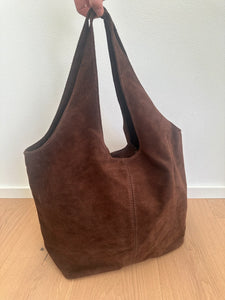 Vegas Suede Hobo Bag-Made in Italy
