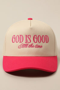 God is Good Embroidered Trucker Hat in 3 Colors