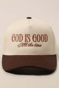 God is Good Embroidered Trucker Hat in 3 Colors