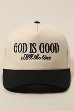 Load image into Gallery viewer, God is Good Embroidered Trucker Hat in 3 Colors
