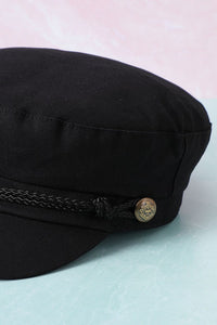 Cotton Cap in Black