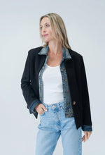 Load image into Gallery viewer, Clarissa Mixed Media Blazer
