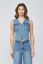 Load image into Gallery viewer, Hidden Denim Vest
