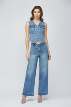 Load image into Gallery viewer, Hidden Denim Vest
