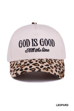 Load image into Gallery viewer, God is Good All the Time Baseball Hat in Leopard
