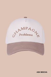 Champagne Problems Baseball Hat  in 3 Colors