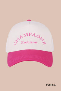 Champagne Problems Baseball Hat  in 3 Colors