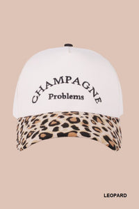 Champagne Problems Baseball Hat  in 3 Colors