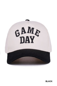 Game Day Baseball Hat in Blue & Black