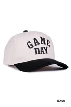 Load image into Gallery viewer, Game Day Baseball Hat in Blue &amp; Black
