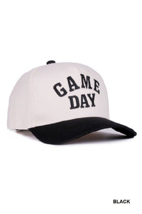 Game Day Baseball Hat in Blue & Black