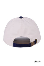 Load image into Gallery viewer, Game Day Baseball Hat in Blue &amp; Black
