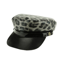 Load image into Gallery viewer, Animal Print Captains Hat
